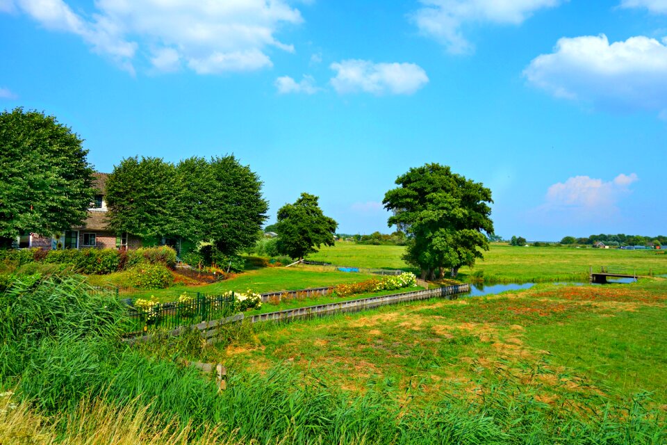 Polder rural countryside