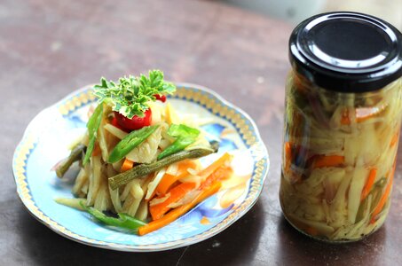 Bamboo shoots healthy herb