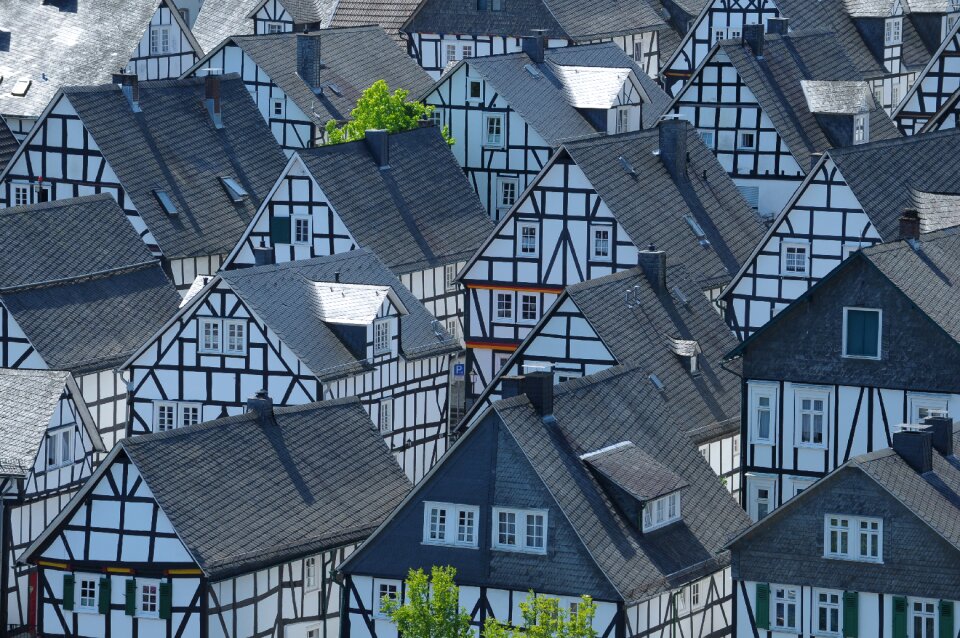 At home architecture the façade of the