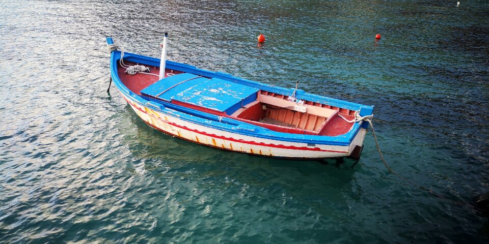 Sea boat fisherman