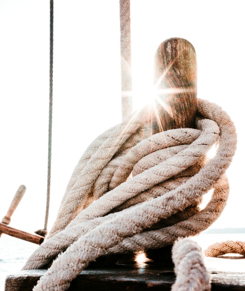 Boat sailing boat rigging