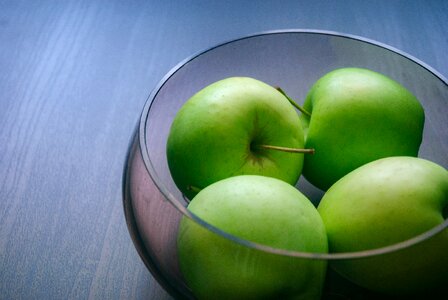 Bowl glass green photo