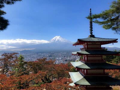 Japan volcano landscape photo