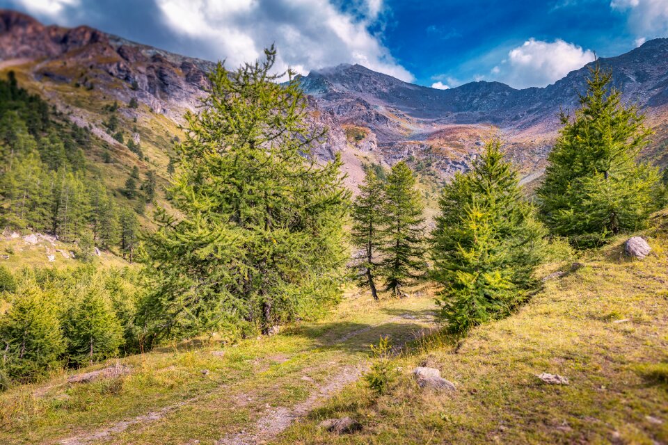 Mountains nature alpine