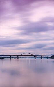 Bridge river clouds