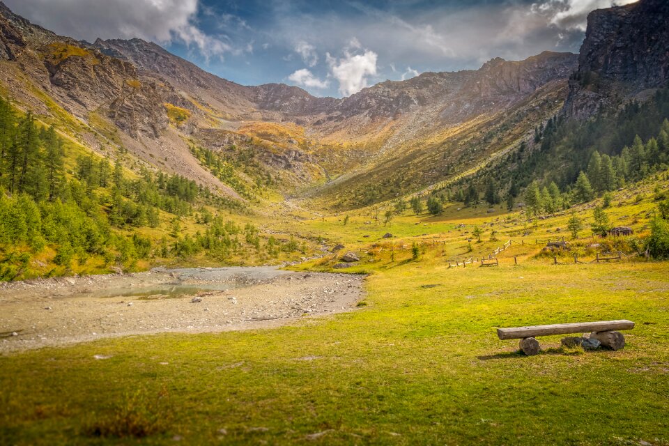 Mountains nature alpine photo