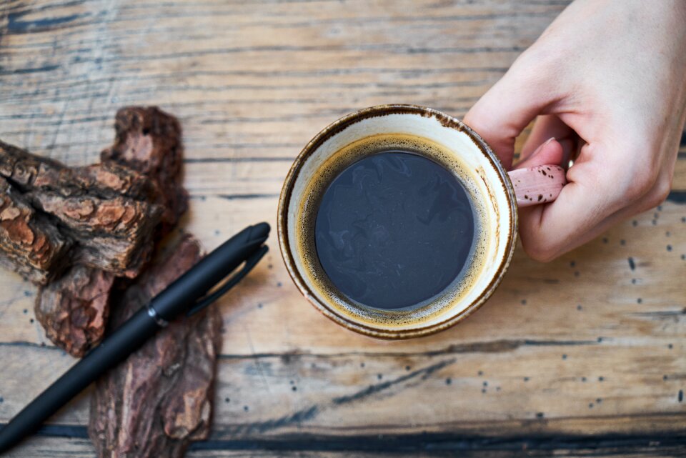 Caffeine beverage breakfast