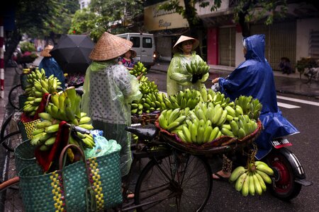 Hanoi street food early morning in hanoi hanoi market photo