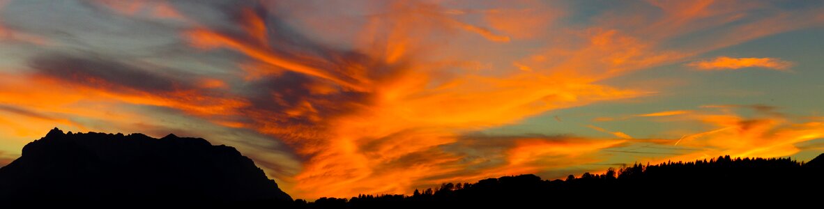 Clouds evening night