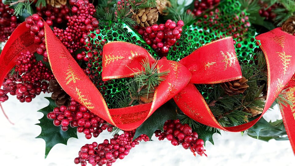 Red deco holly