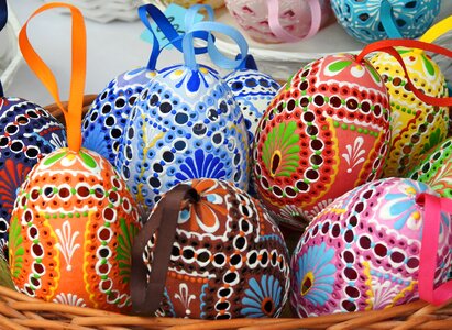 Eggs decoration spring
