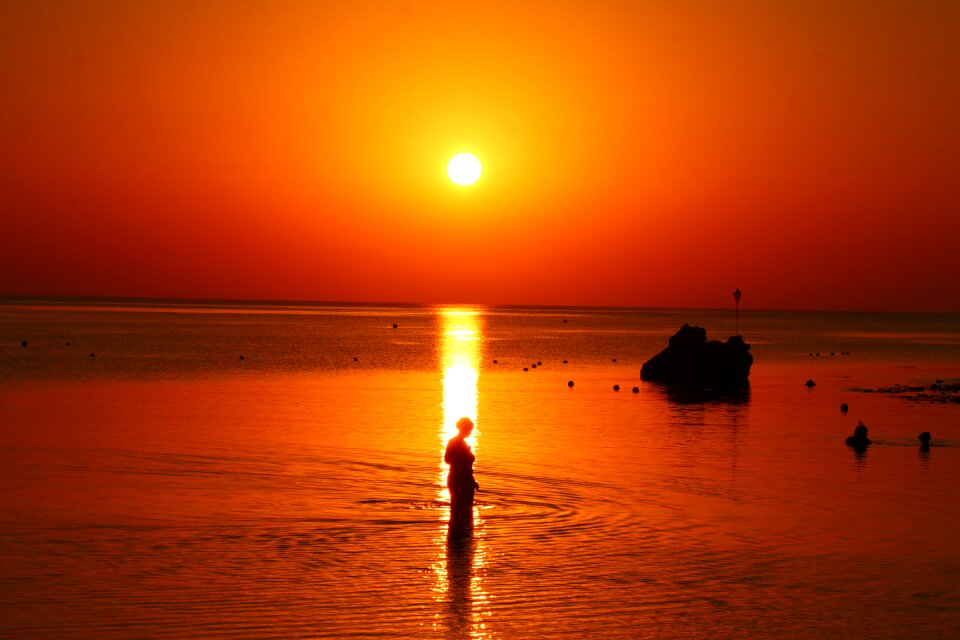 Sunrise beach summer