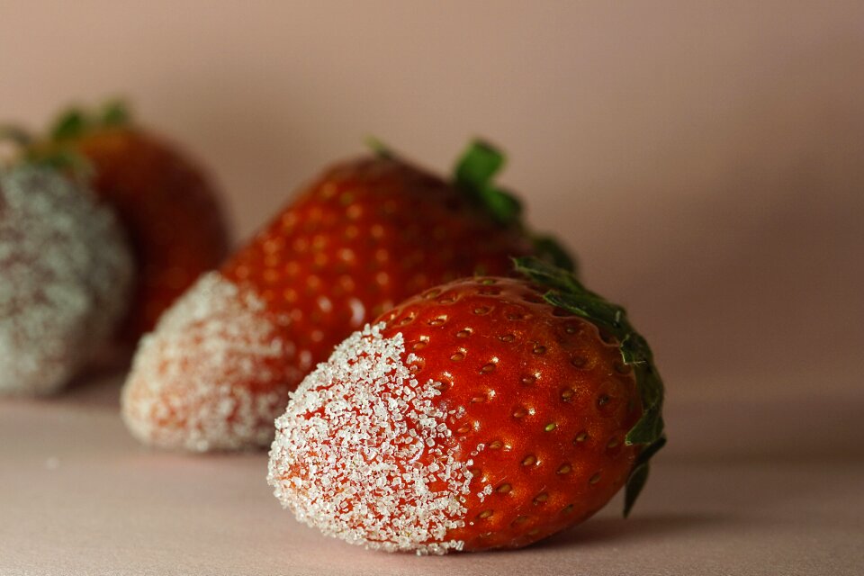 Healthy dessert strawberry