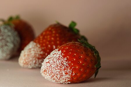 Healthy dessert strawberry photo