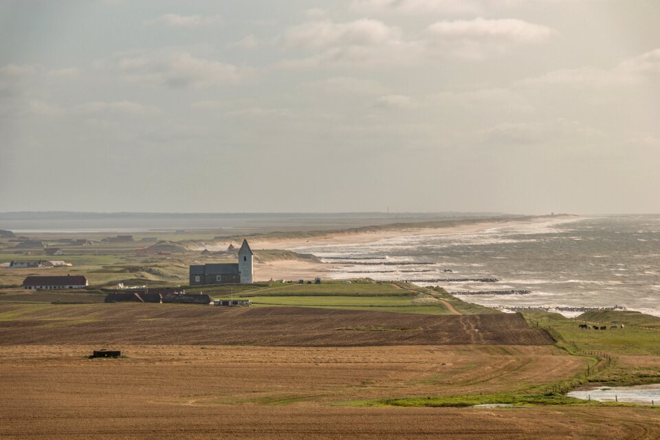 Coast landscape landmark