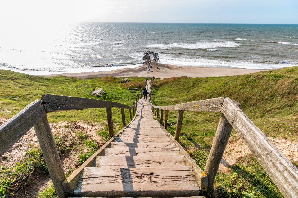 Coast landscape landmark