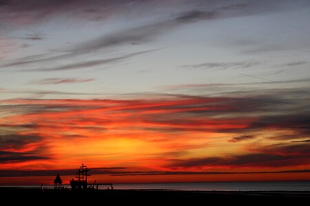 Coast north sea sky