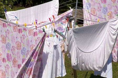 Clothes line clothing wash photo