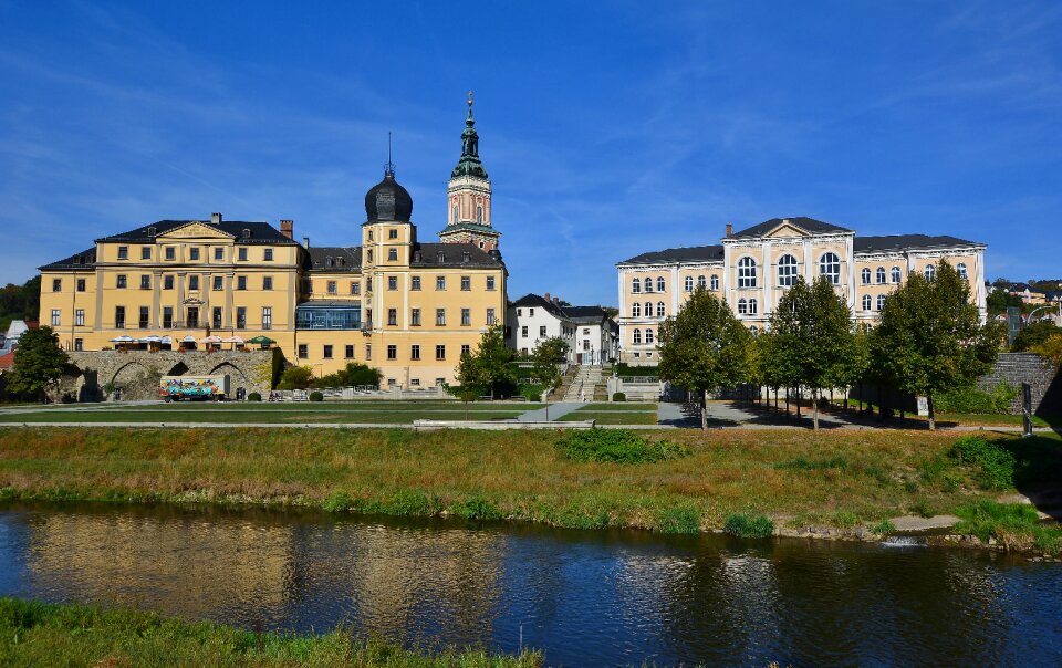 Thuringia germany castle town on the lower castle