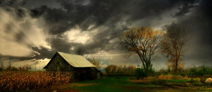 Atmosphere country side storm