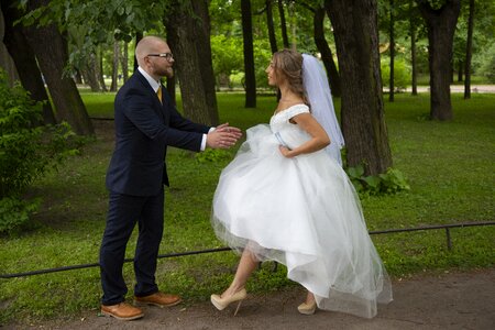 Couple woman marriage photo