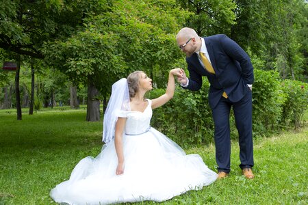 Couple woman marriage photo