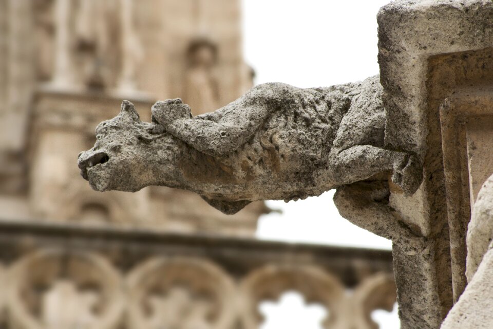 Architecture statue medieval