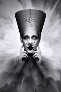 Surreal bizarre bust
