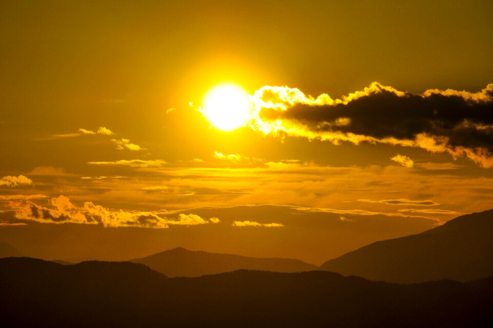 Sunrise sunset atmosphere
