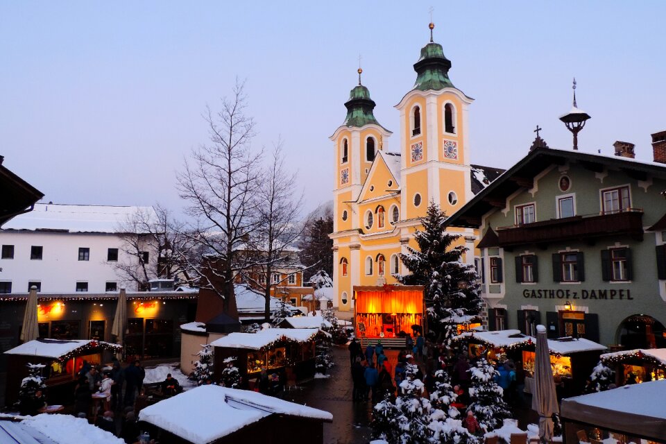 Winter snow austria