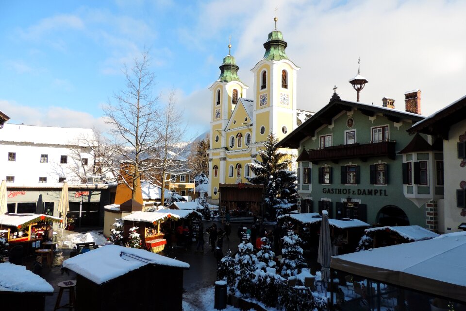 Winter snow austria