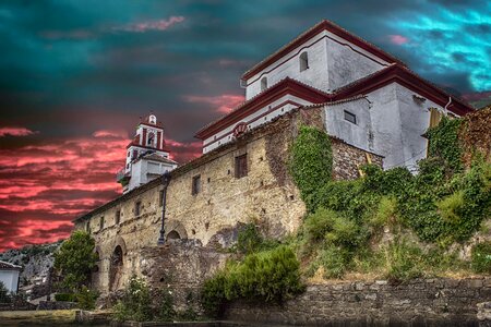 Cathedral old colorful