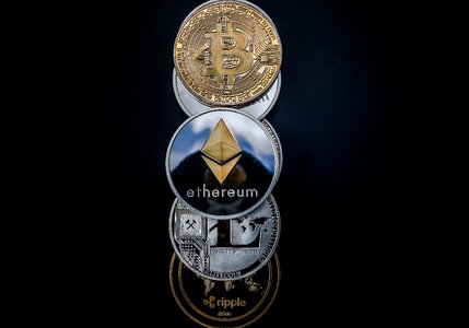 Money crypto bitcoin photo