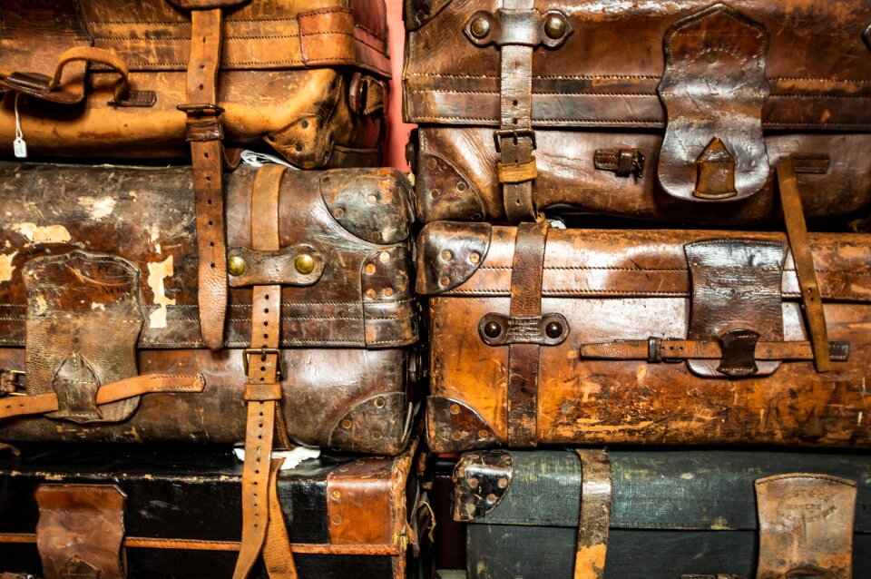 Luggage antique retro