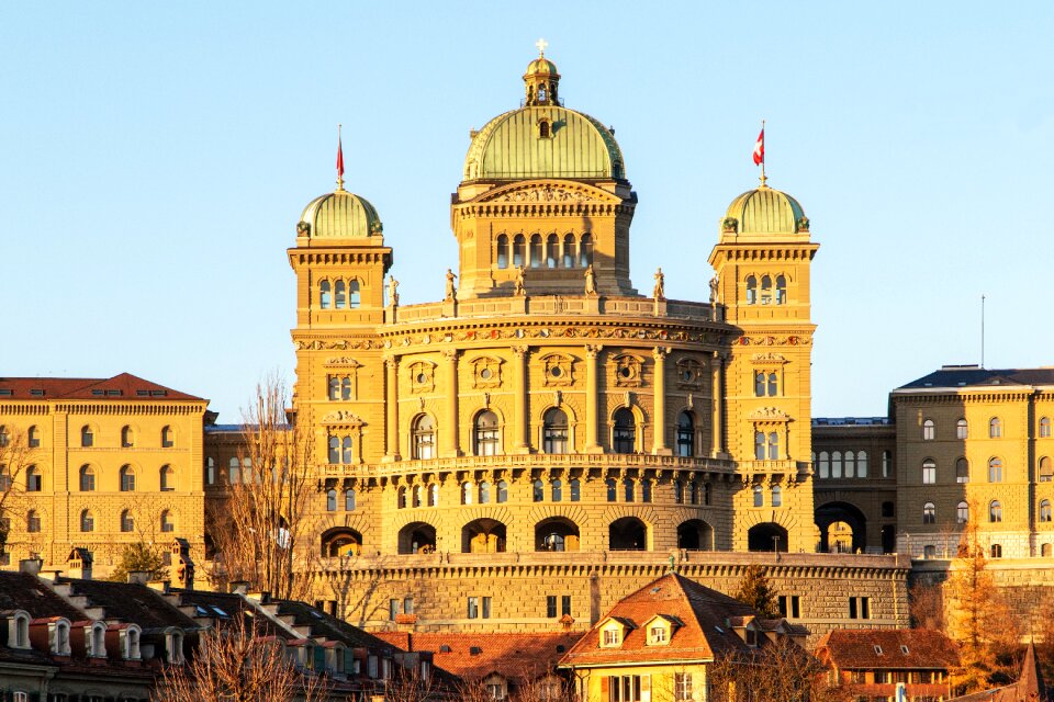Bern federal city building