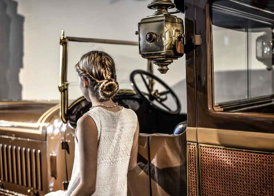 Vintage car machine