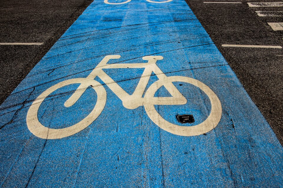 Bicycle path road road signs