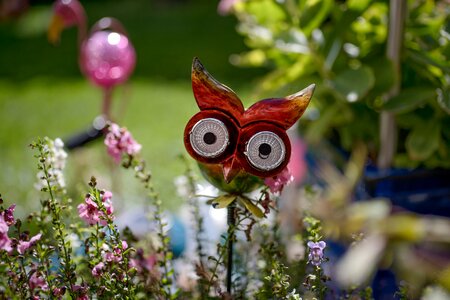 Gartendeko garden design owl