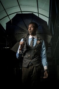 Portrait umbrella fashion photo