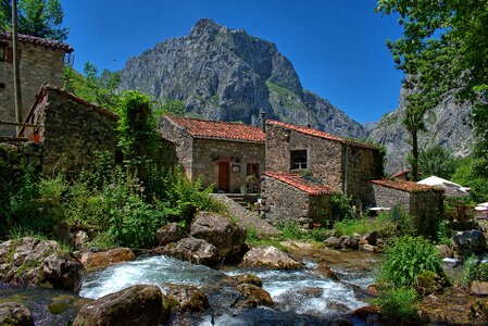 High mountains asturias spain photo