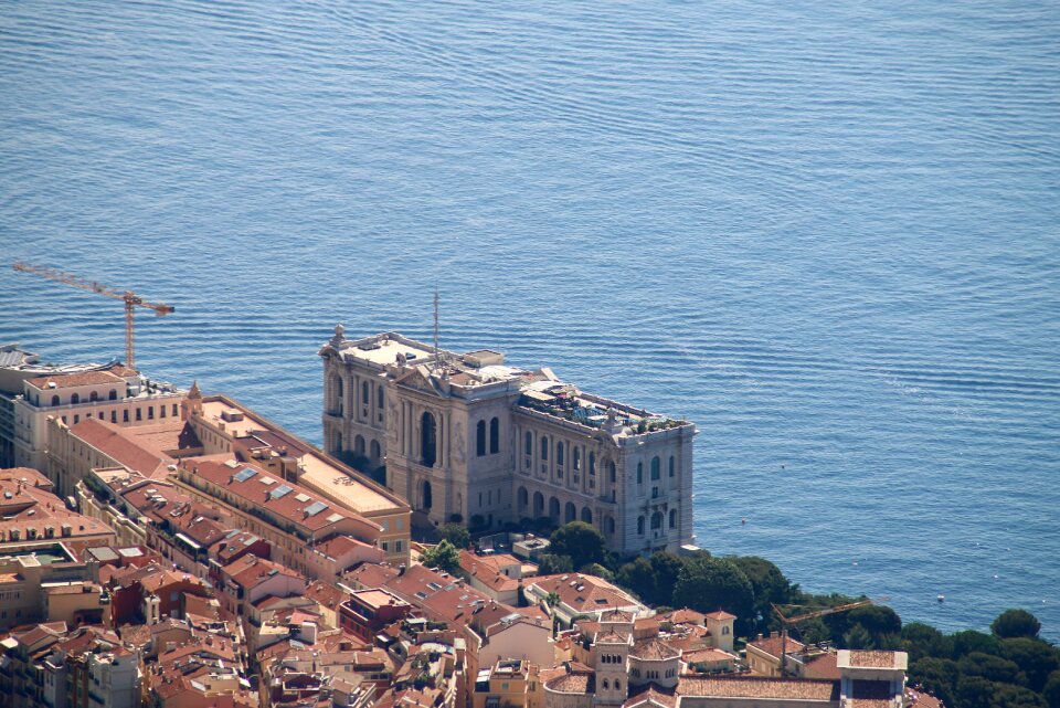 Monaco lake the mediterranean sea