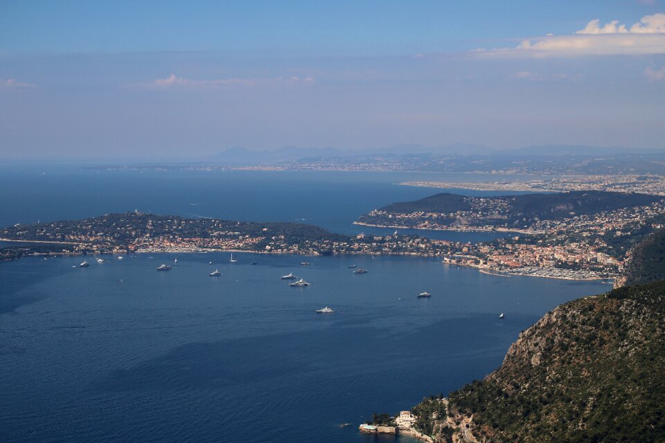 Monaco lake the mediterranean sea