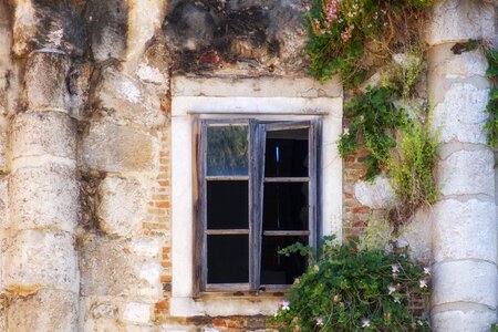 Broken dilapidated ruin