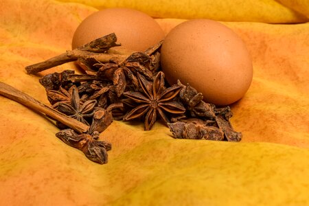 Condiments anise eggs photo