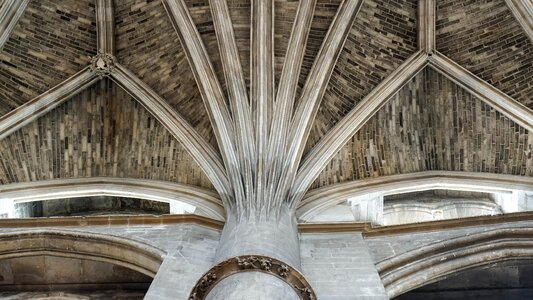 Ceiling vault arches photo