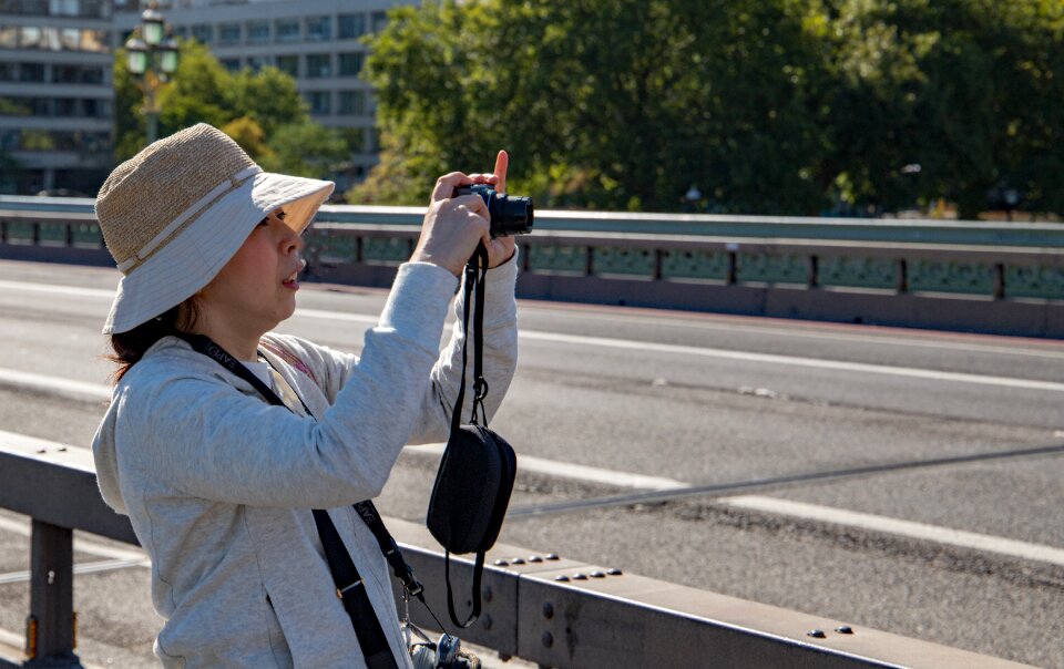 The tourists photography street