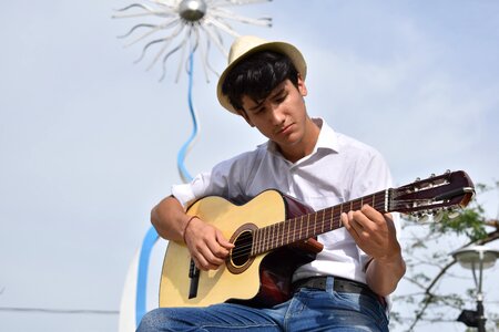 Musician guitar artist photo