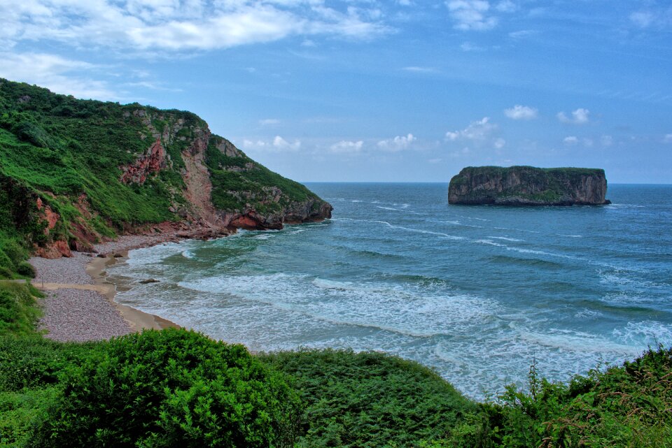 Asturias playa andrin landscape