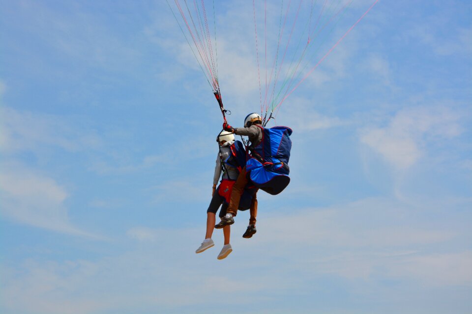 Harnesses paragliders baptism paragliding