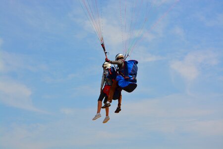 Harnesses paragliders baptism paragliding photo